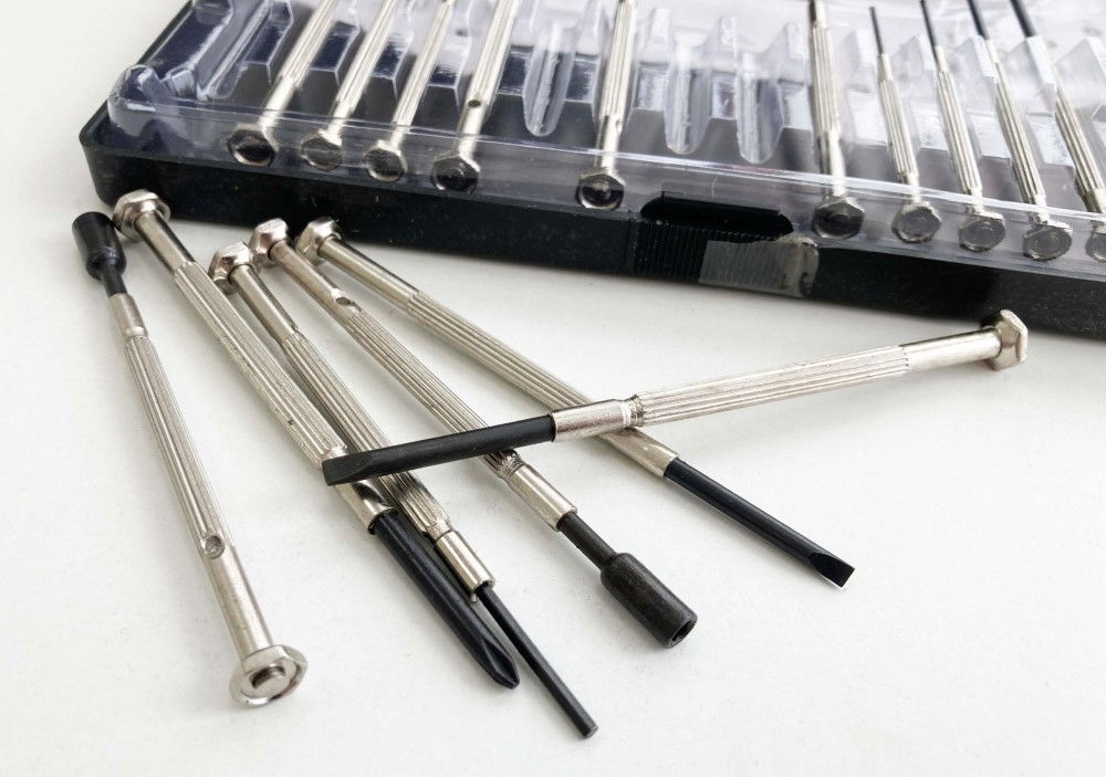PRECISION SCREWDRIVER SET 16PC PHILLIPS 00-2 SLOT 1-3.5mm HEX 1.5-2.5 STAR 3-5 - TOOLZONE KDPSD212