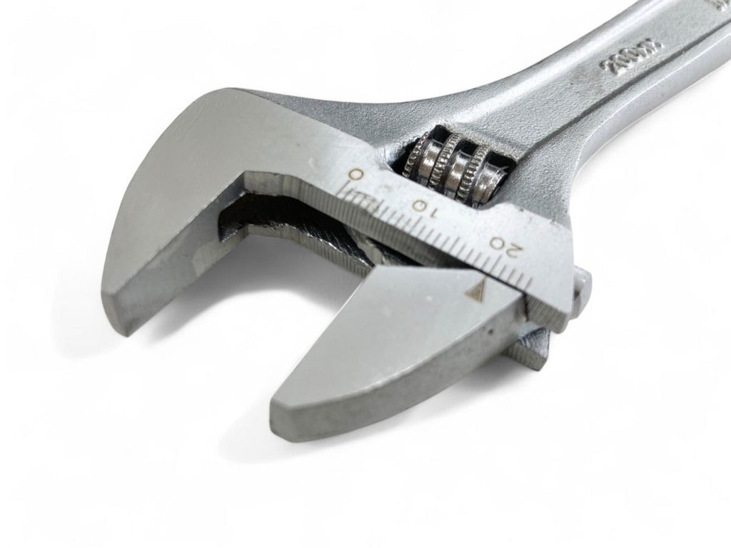 ADJUSTABLE SPANNER 8 MAX JAW 25mm DROP FORGED SATIN FINISH - TOOLZONE KDPSP051