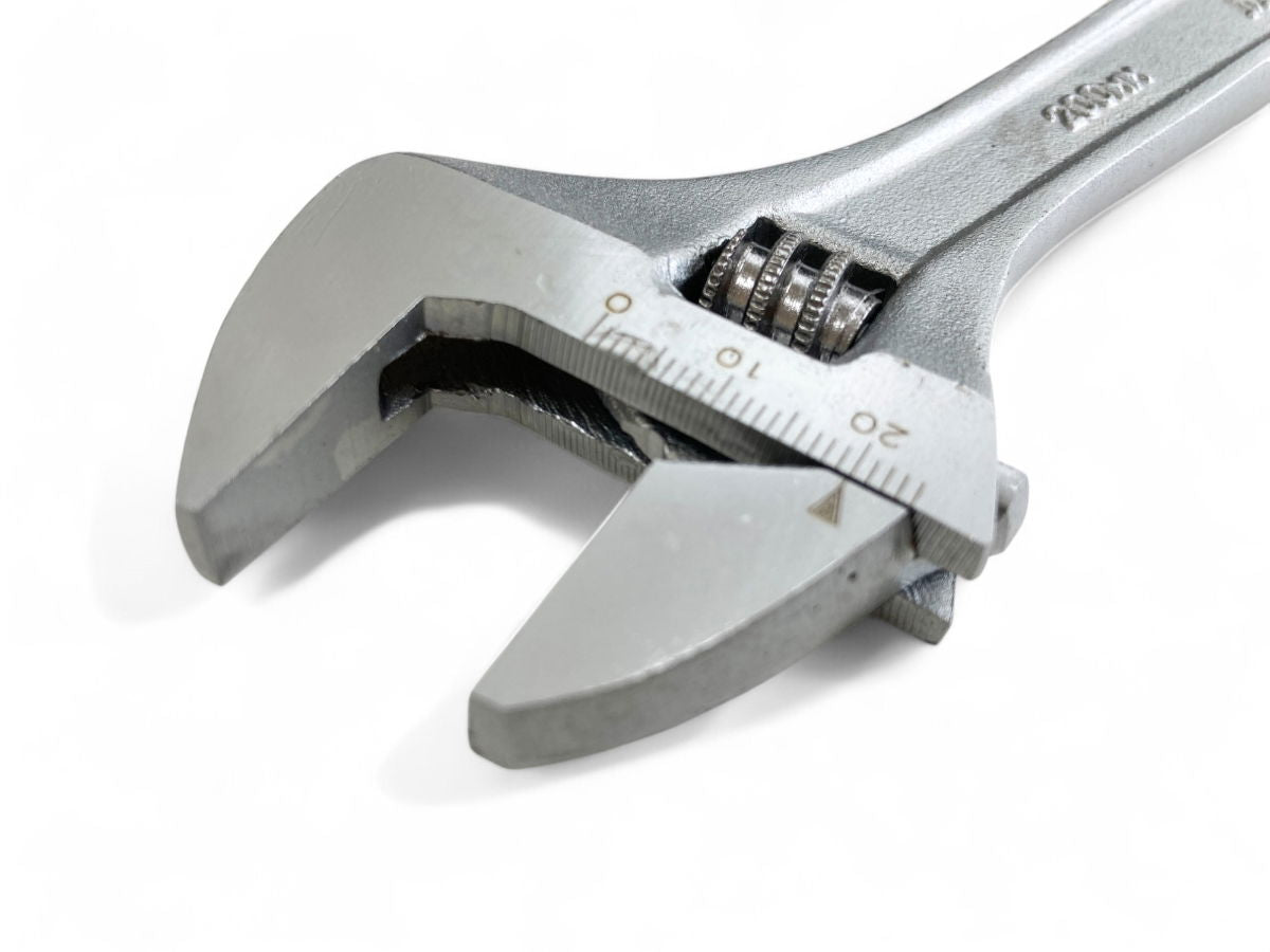 ADJUSTABLE SPANNER 8 MAX JAW 25mm DROP FORGED SATIN FINISH - TOOLZONE KDPSP051