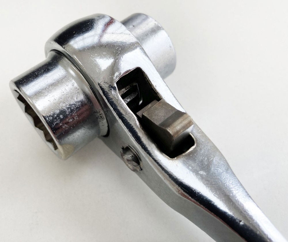 RATCHET PODGER WRENCH 19/21mm CHROME VANADIUM STEEL - TOOLZONE KDPSP139