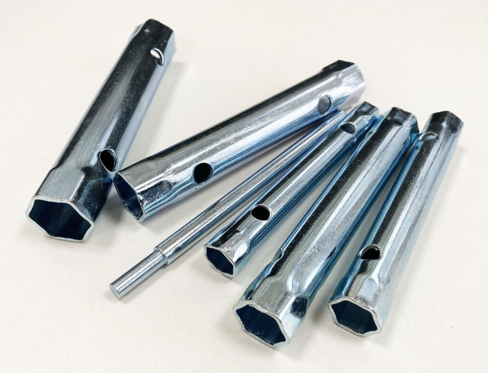 BOX SPANNER SET 6pc 10-19mm WITH DRIVE BAR - TOOLZONE KDPSP150
