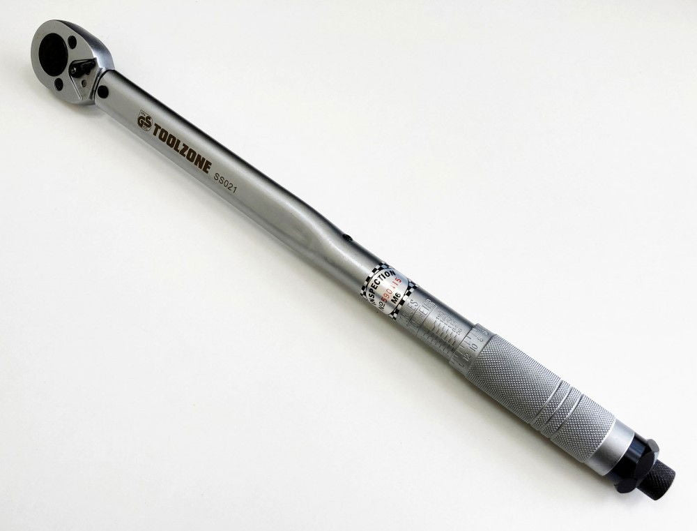 TORQUE WRENCH 1/2 DRIVE 42-210nm CALIBRATION CERTIFICATE LOCKING NUT - TOOLZONE KDPSS021