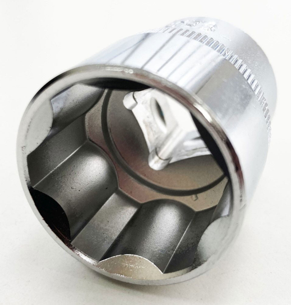 SOCKET 1/2 DRIVE 24mm CRV SATIN SINGLE HEX - TOOLZONE KDPSS083