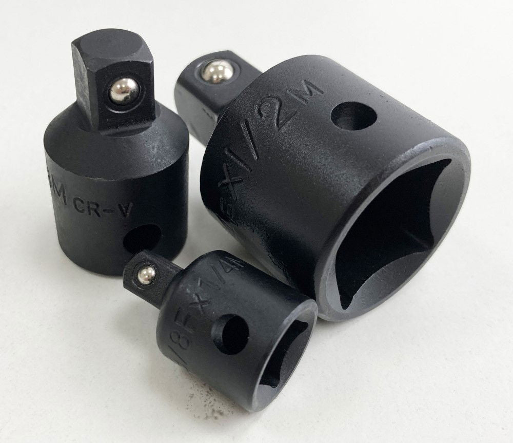 IMPACT REDUCER ADAPTOR SET 3 PIECES CRV - TOOLZONE KDPSS169