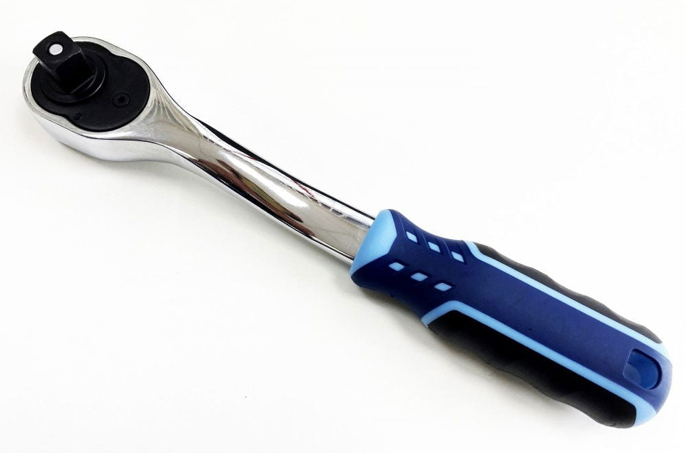 RATCHET HANDLE 1/2 DRIVE 90 TEETH 3 COLOUR CRV - TOOLZONE KDPSS232