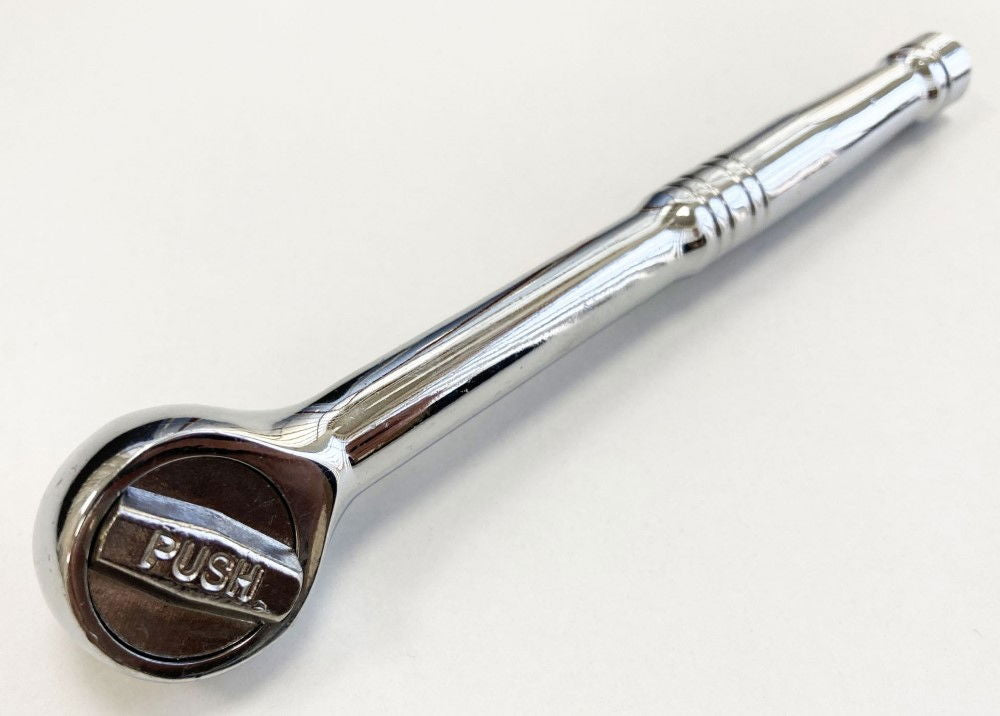 RATCHET HANDLE 1/4 DRIVE POLISHED CHROME QUICK RELEASE - TOOLZONE KDPSS239