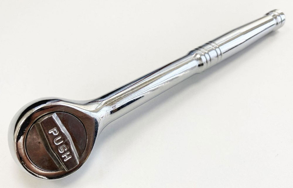 RATCHET HANDLE 3/8 DRIVE POLISHED CHROME QUICK RELEASE - TOOLZONE KDPSS240