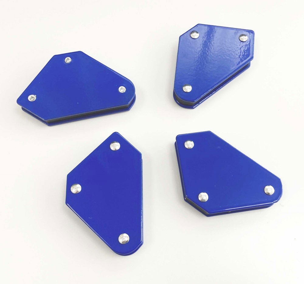 MAGNETIC WELD HOLDERS MINI 4 PIECE 10lb 60x50x10mm - TOOLZONE KDPWH043