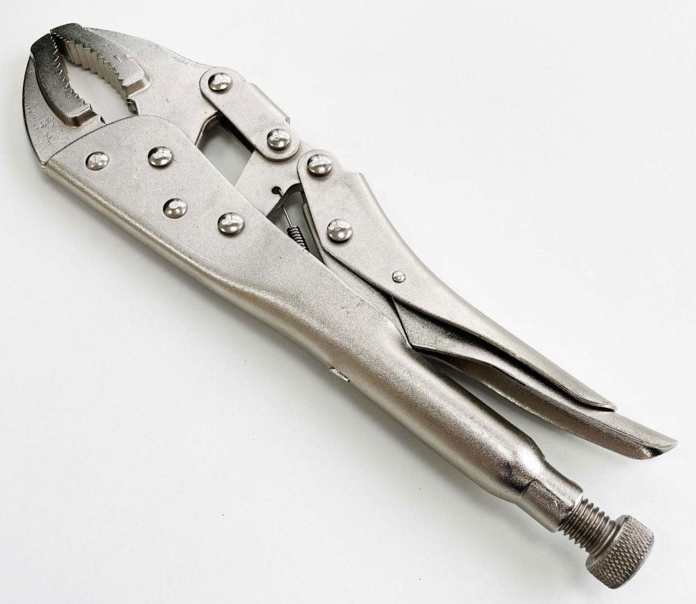 LOCKING PLIERS JUMBO 12 CURVED JAW MAX JAW SIZE 70mm - TOOLZONE KDPWR133