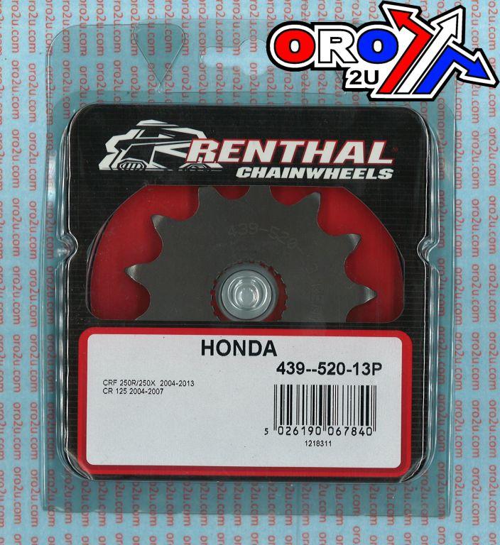 FRONT SPROCKET RENTHAL 439, HONDA 439--520-13P, 43952013