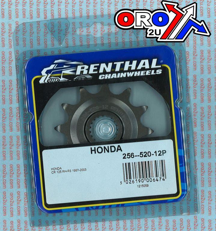 FRONT SPROCKET RENTHAL 256, HONDA 256--520-12P