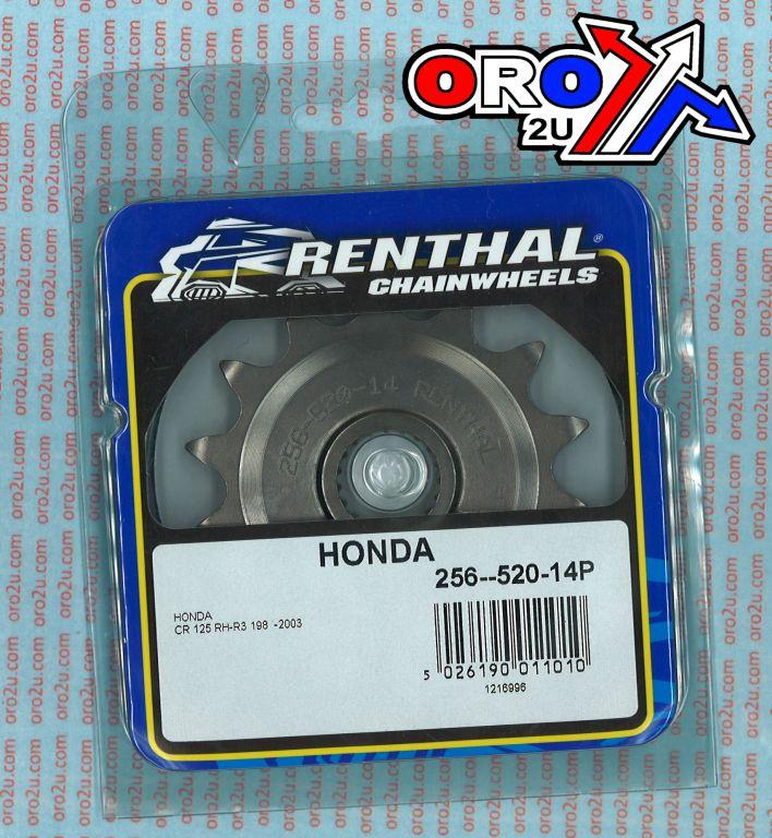 FRONT SPROCKET RENTHAL 256, HONDA 256--520-14P