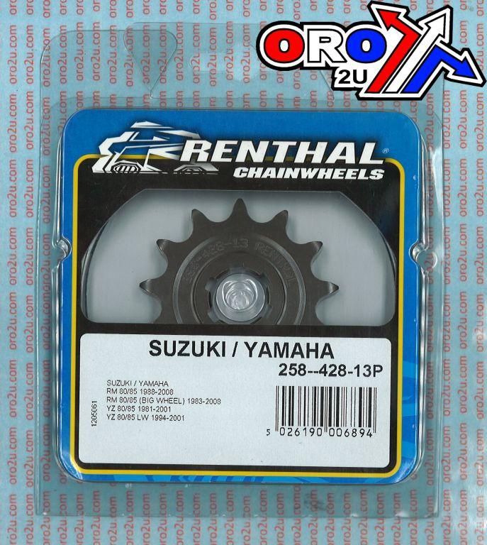 FRONT SPROCKET RENTHAL 258, SUZUKI/YAMAHA 258--428-13P
