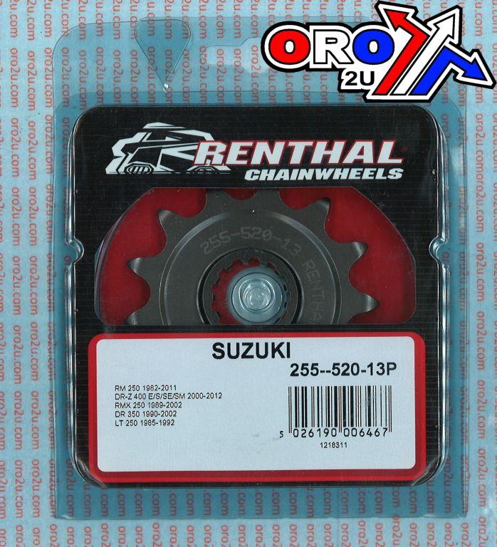 FRONT SPROCKET RENTHAL 255, SUZUKI 255--520-13P