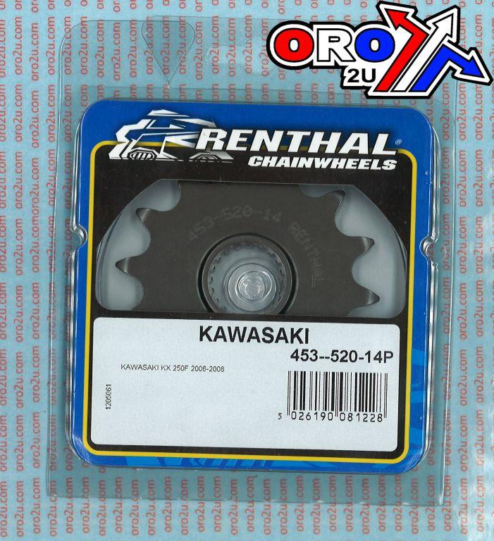 FRONT SPROCKET RENTHAL 453, KAWASAKI 453--520-14P, 453--520-14P