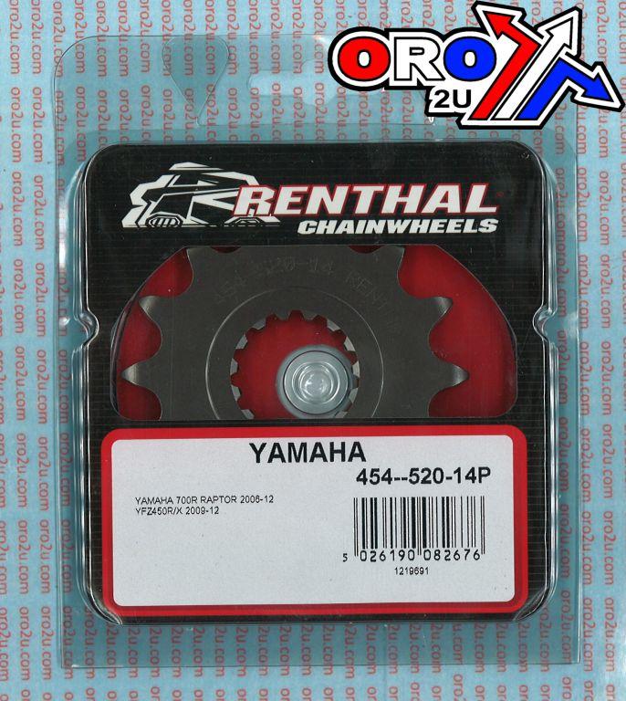 FRONT SPROCKET RENTHAL 454, YAMAHA, 454--520-14P