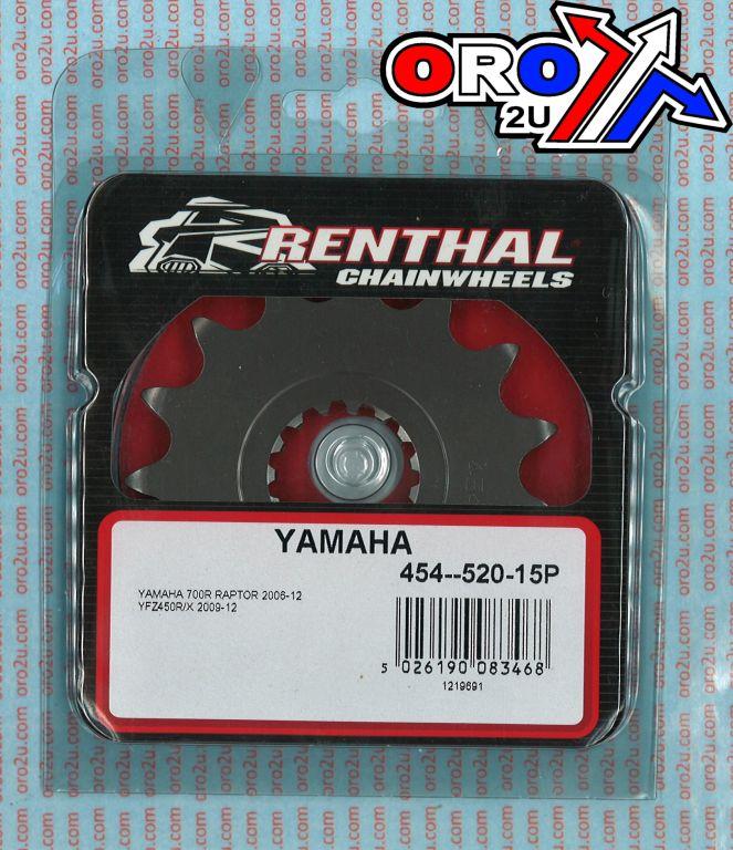 FRONT SPROCKET RENTHAL 454, YAMAHA 454--520-15P, 454--520-15P