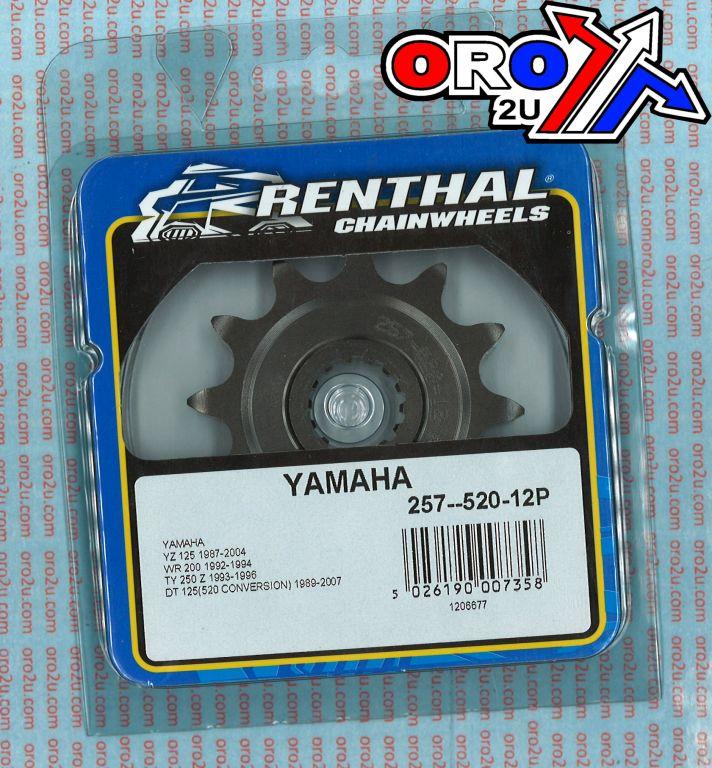 FRONT SPROCKET RENTHAL 257, YAMAHA 257-520-12