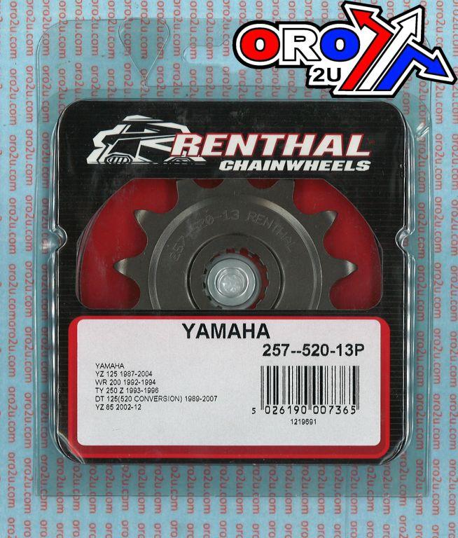 FRONT SPROCKET RENTHAL 257, YAMAHA 257--520-13P