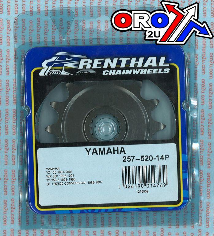 FRONT SPROCKET RENTHAL 257, YAMAHA 257--520-14GP