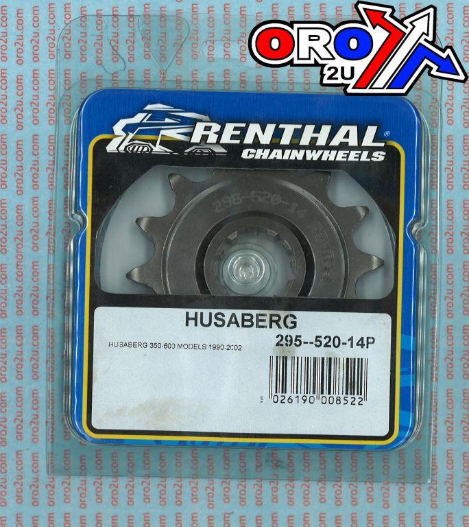 FRONT SPROCKET RENTHAL 295, HUSABERG 295--520-14P, 295--520-14P