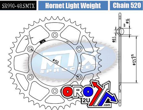 REAR SPROCKET STEEL HARD 11H-KM1-48