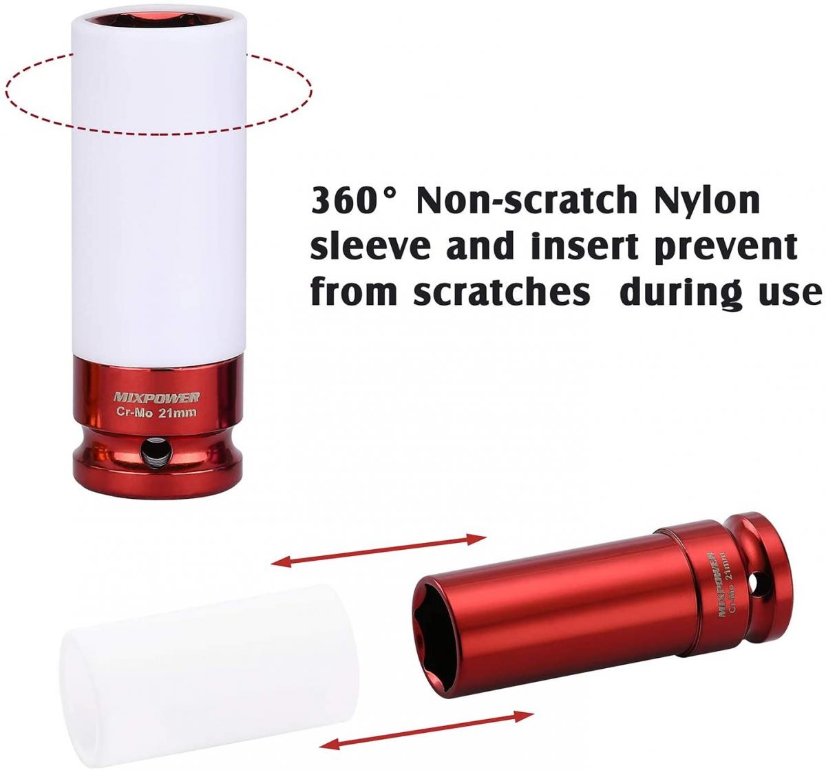 SOCKET IMPACT 1/2 4 PCS KIT