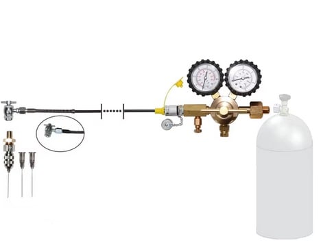 REGULATED NITROGEN GAS FILL SYSTEM SHOCK SUSPENSION CHARGING TOOL KIT
