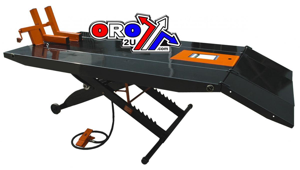 HEAVY DUTY 700KG LIFT MOTORCYCLE ATV WORKSHOP AIR LIFT