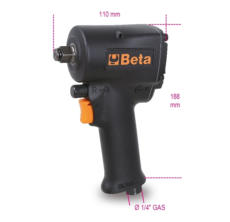 Compact Reversible Impact Wrench 1/2 - Beta Tools 1927XM