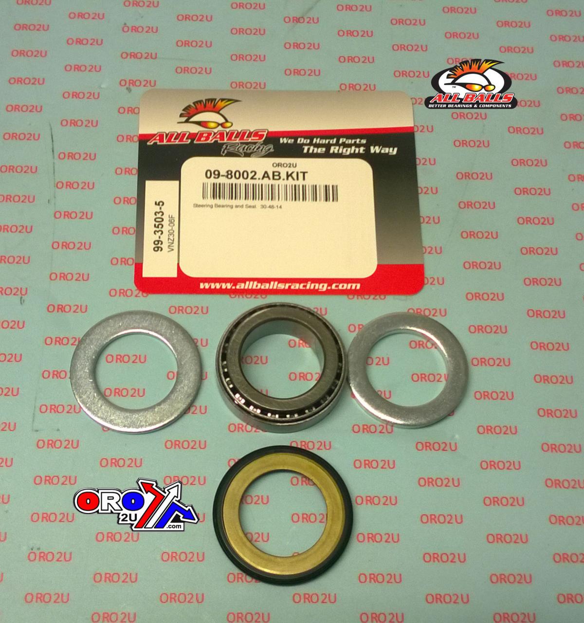 BEARING TAPER & SEAL KIT, ALLBALLS 99-3503-5, 30x48x14