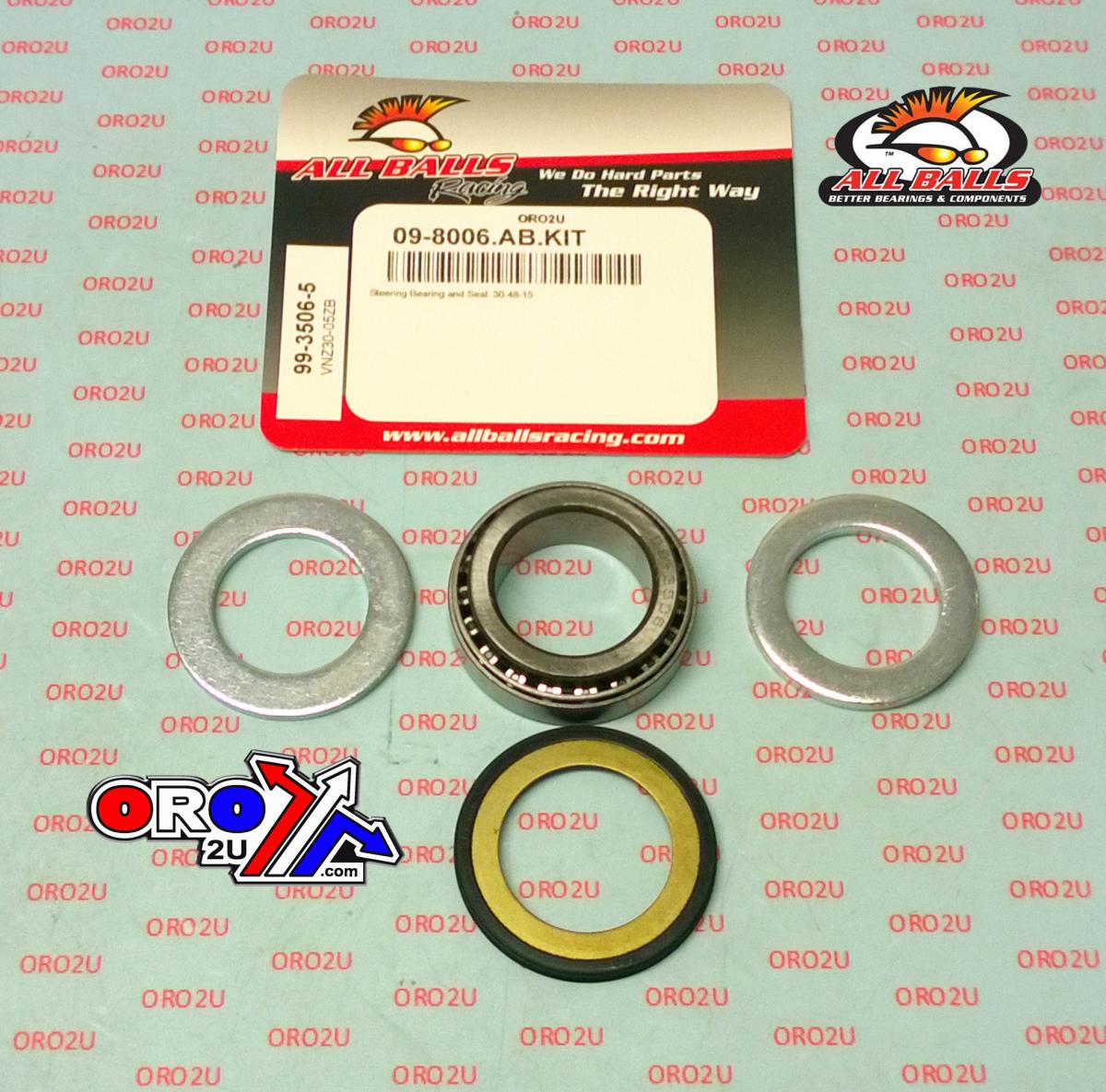 BEARING TAPER & SEAL KIT, ALLBALLS 99-3506-5, 30x48x15