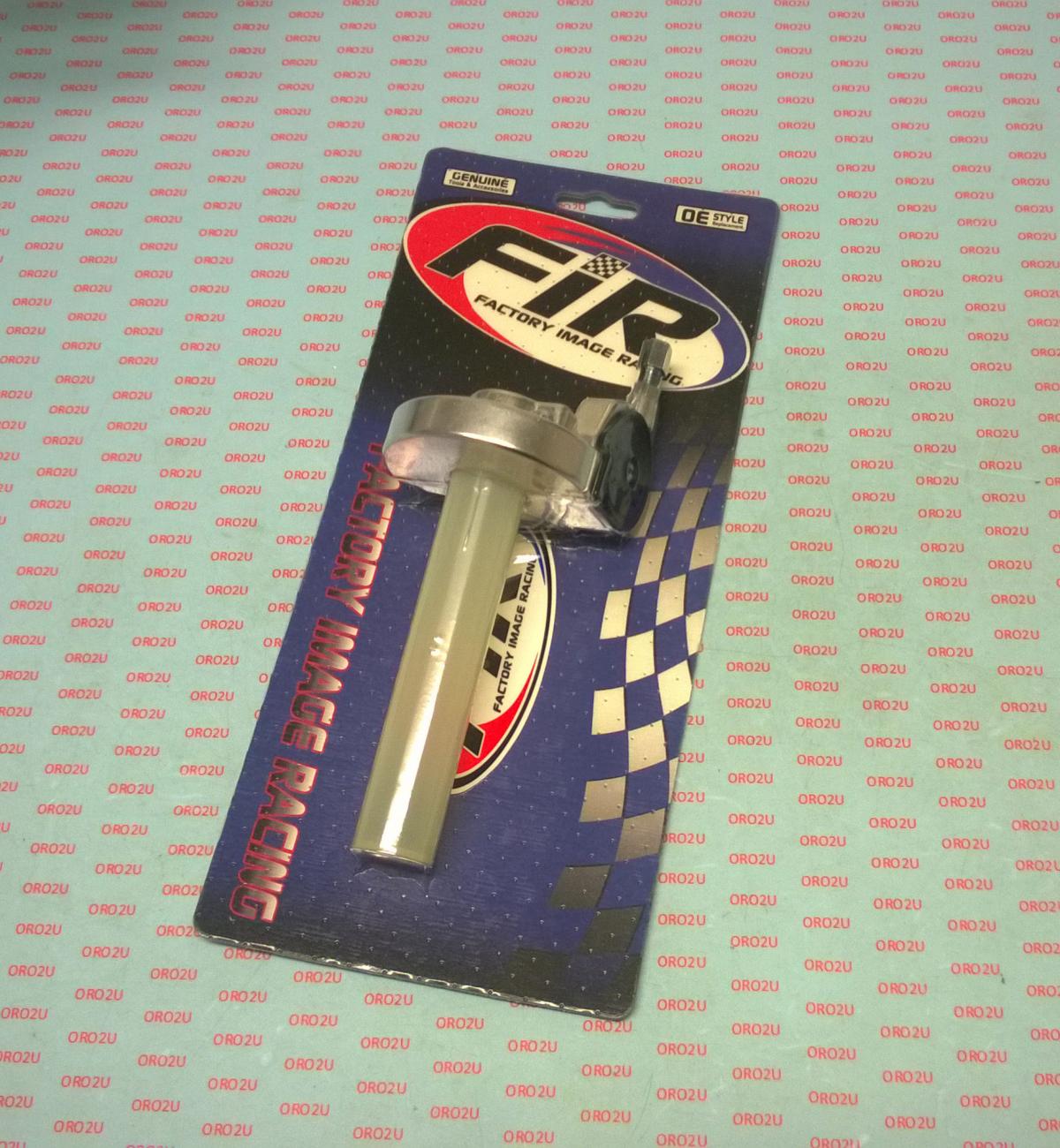 THROTTLE TWIST GRIP GUNNER-GASSER SILVER