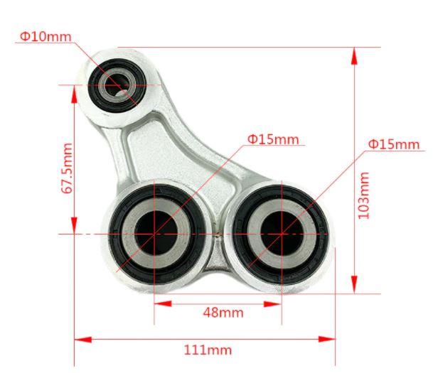 Triangle Lever REAR SHOCK LINKAGE KTM SXS MXC SX EXC XCW EXCF SMR SMC 7900408014401