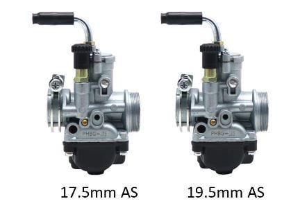 Carburetor Dellorto PHGB 19.5mm AS, Honda Yamaha Kawasaki GY6 Moped, SCL-2021050007-195AA1WB