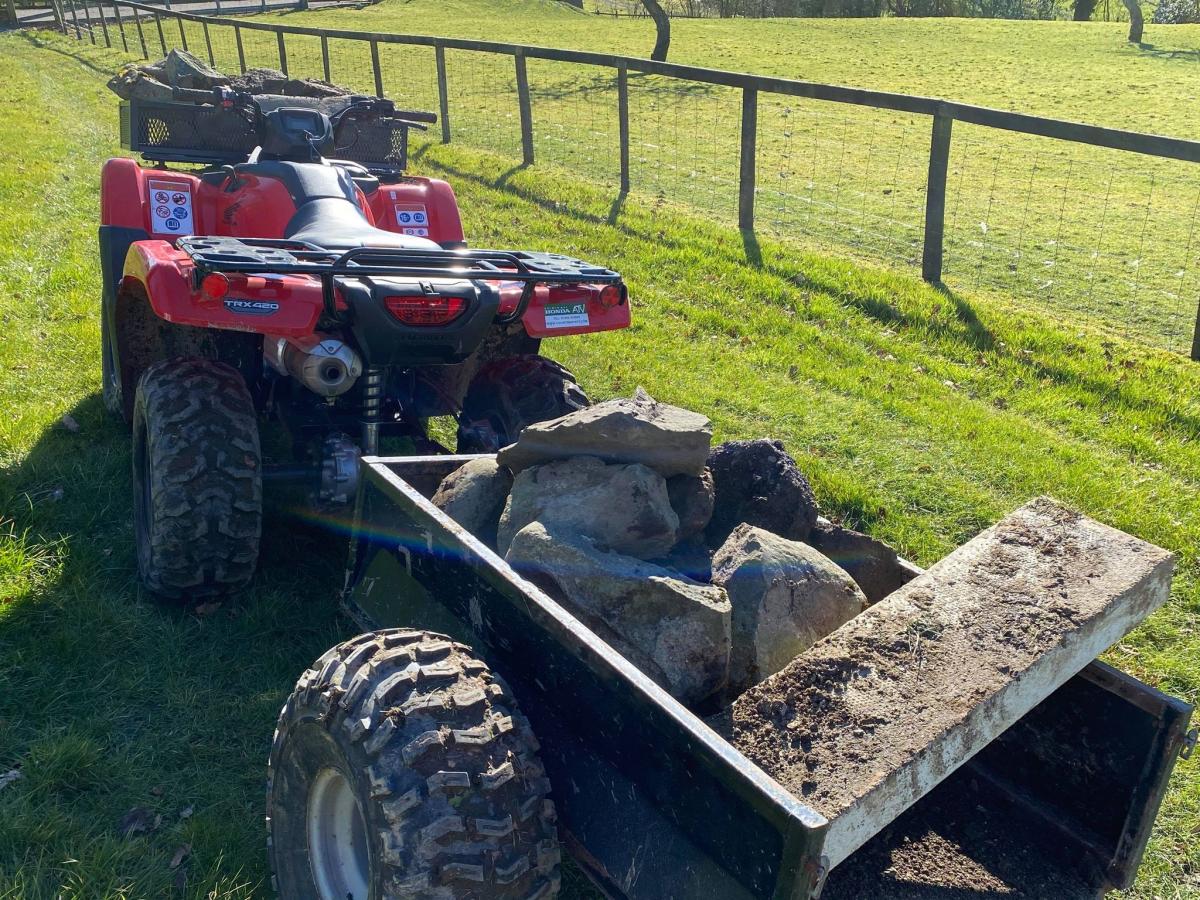 ATV BOX TRAILER 600KG 2Wheel, QUAD BIKE TRAILER / GREEN, EXTRA CARRIAGE CHARGE!!