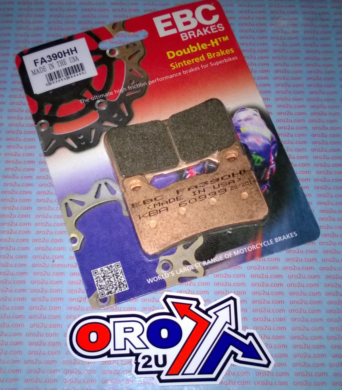 BRAKE PADS SINTERED METAL EBC, EBC FA390HH, 39-390