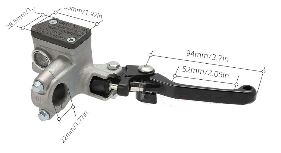 FRONT BRAKE MASTER CYLINDER FLEXI LEVER YAMAHA YZ 65 85 125 250 KAWASAKI KXF 250 450 5XC-W2587-00-00