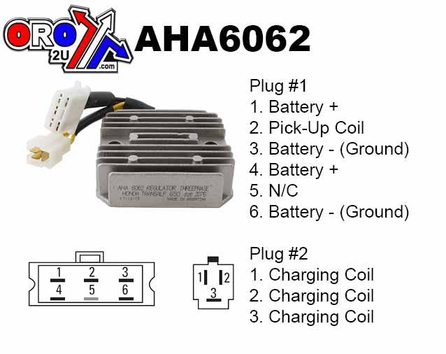 REGULATOR Honda XL600V, ARROWHEAD AHA6062