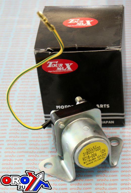SOLENOID STARTER RELAY STREET, 31800-37020 31800-37021 SUZUKI GN, GS, K&L 21-2992 Made in Japan.