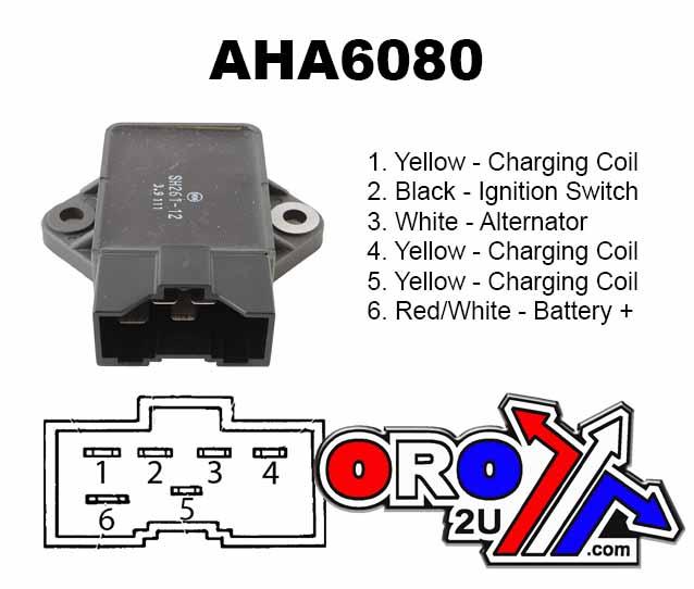 REGULATOR 31600-MS2-601 ST1100, HONDA CB750/1000, CBR1000, K&L 20-5375 ROAD AHA6080