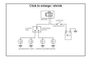 FLASHER RELAY UNIT DZE DES 890, 00890-04, 38301-MG9-672 / 38301-MBW-D21 / 27002-1063 / 27002-0006 / 27002-1097 / 27002-1092 / 27002-1101 4MY-