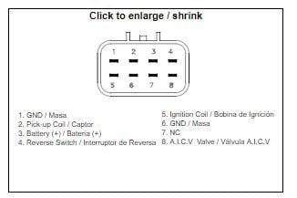 CDI BOX with electronic advance YFM300, 1SC-H5540-01-00 / 1SC-H5540-00-00, DZE 01612-04 EST 1612