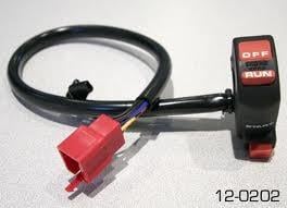 SWITCH STARTER / STOP KILL LH, HONDA 35013-MY6-670, K&S 12-0202