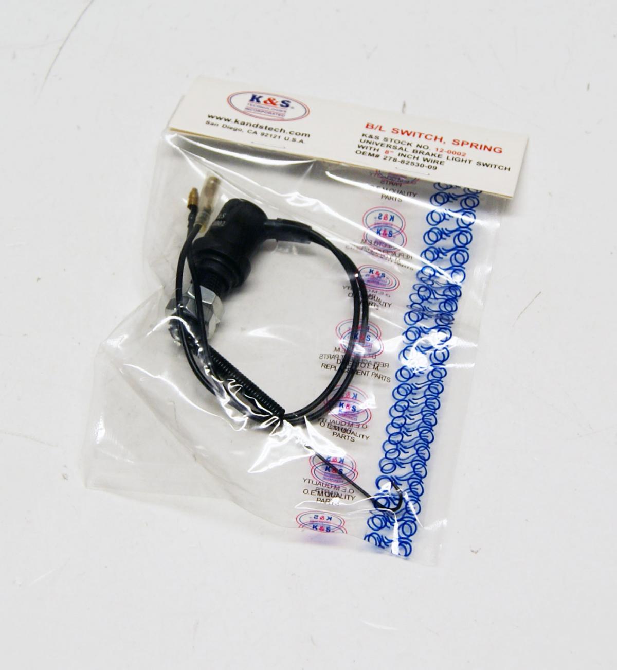 SWITCH REAR BRAKE WITH 8 WIRE K&S 12-0002