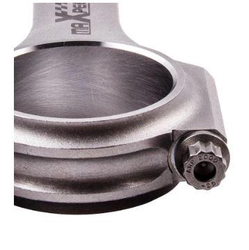 CONNECTING ROD SET 4 [D20mm Top Eye] 119.5mm 1300 HAYABUSA 99-07, SUZUKI ROAD 12160-24F02 12160-24F01, KPM002 CR-HAY-119.5B-18
