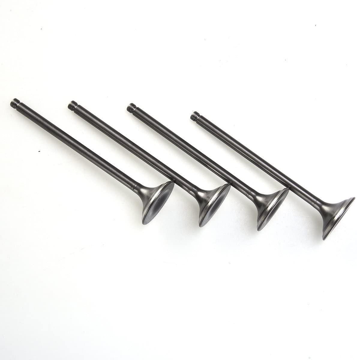 VALVE EXHAUST SET-4 EX+IN, 14761-KG0-003, 14751-KCY-670, 14721-HN5-000