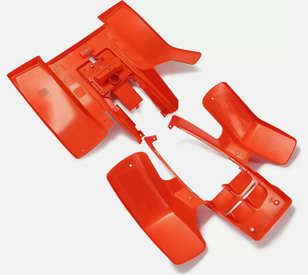 PLASTIC BODY SET ORANGE YAMAHA BANSHEE YFZ 350 1987-2006 2GU-W215C-G0-00