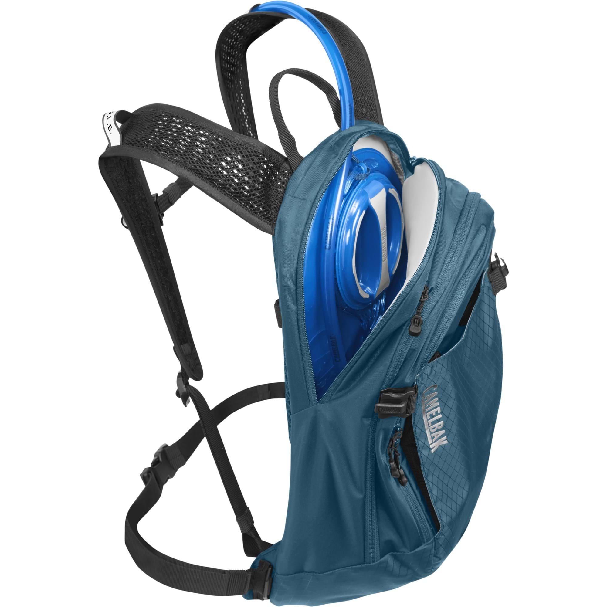 CAMELBAK M.U.L.E. HYDRATION PACK 12L WITH 3L RESERVOIR 2022: MOROCCAN BLUE/BLACK CBMULE