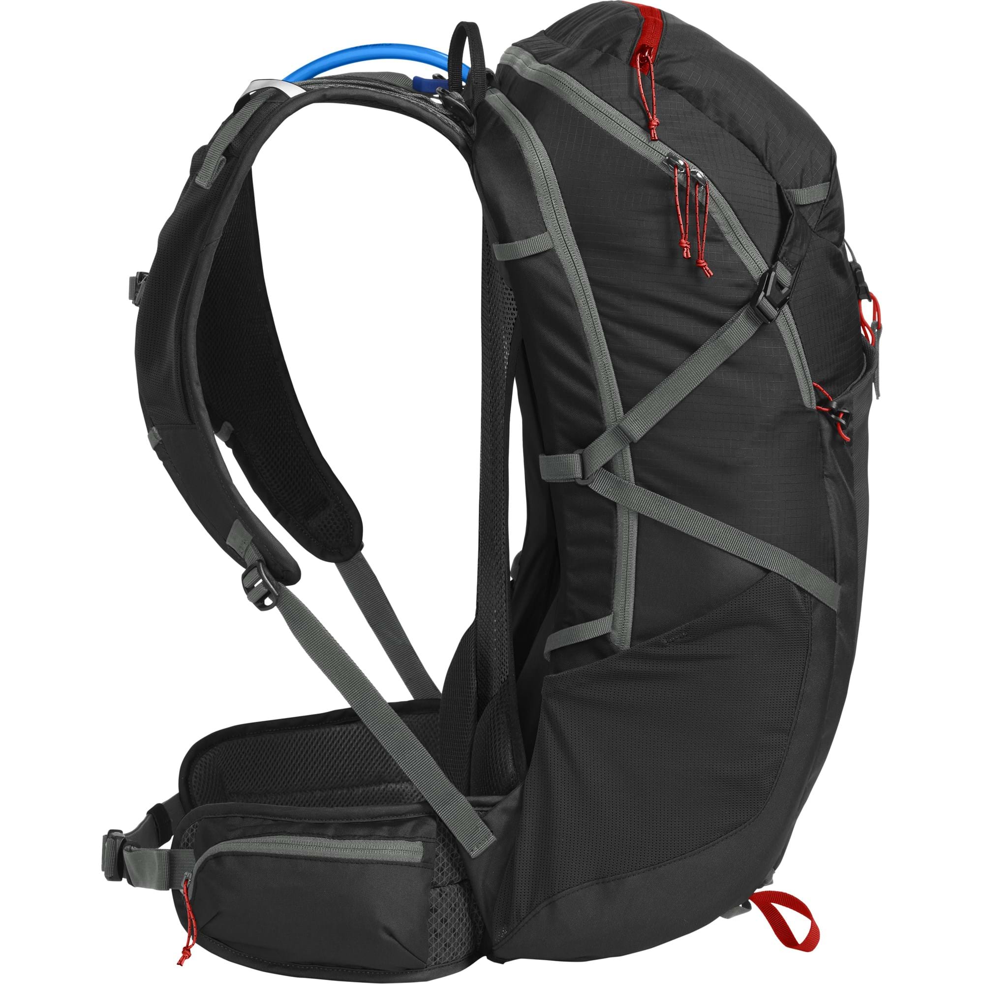 CAMELBAK FOURTEENER 32 HYDRATION PACK 2023: BLACK/RED POPPY 32L CBFOUR32